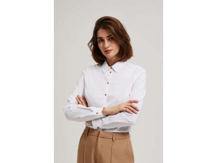 Dámská košile MOODO Z-KO-4203 WHITE