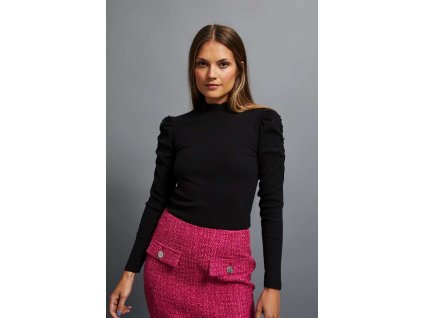 Dámská halenka MOODO Z-TS-3926 BLACK