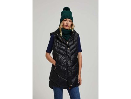 Dámská vesta MOODO Z-KA-4201 BLACK