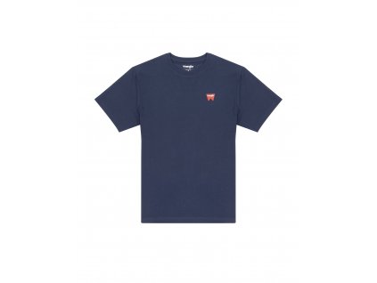 Pánské triko Wrangler SIGN OFF TEE NAVY (112341127)