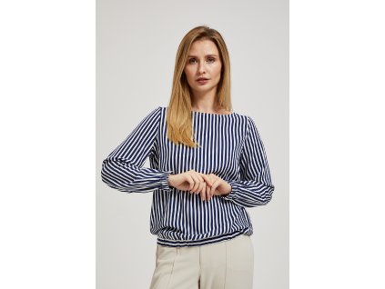 Dámská košile MOODO L-KO-4305 WHITE_NAVY