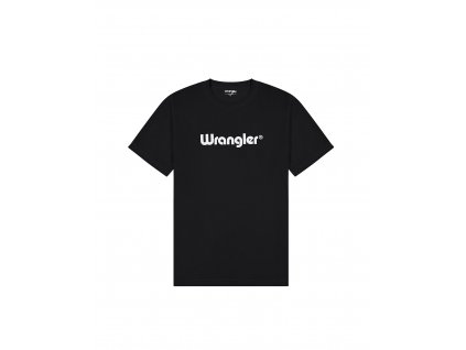 Pánské triko WRANGLER LOGO TEE BLACK (112350526)