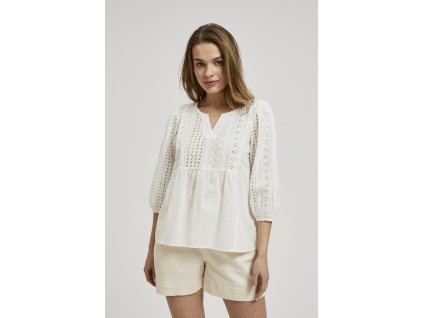 Dámská košile MOODO L-KO-4342 WHITE