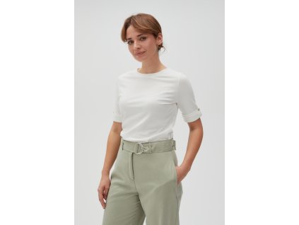 Dámské triko MOODO L-TS-4616 OFF WHITE