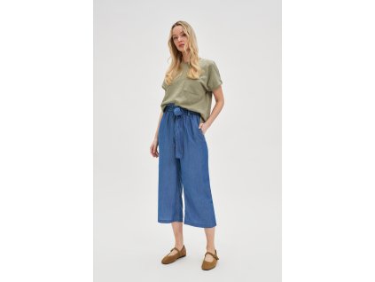 Dámské letní kalhoty MOODO L-SP-4618 BLUE