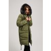 Dámský zimní kabát MOODO Z-KU-4214 OLIVE
