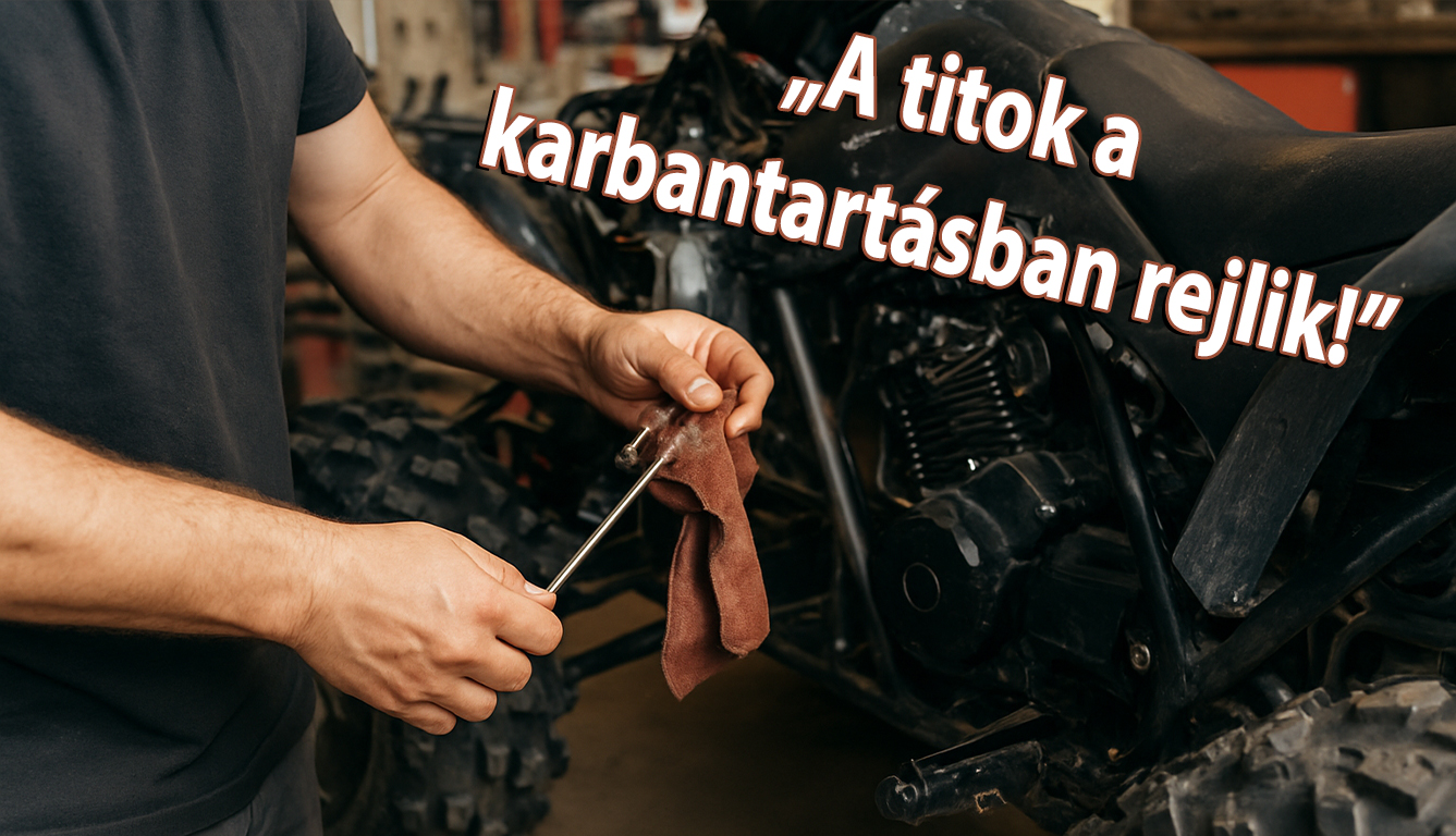 Tippek a quad hosszú élettartamához