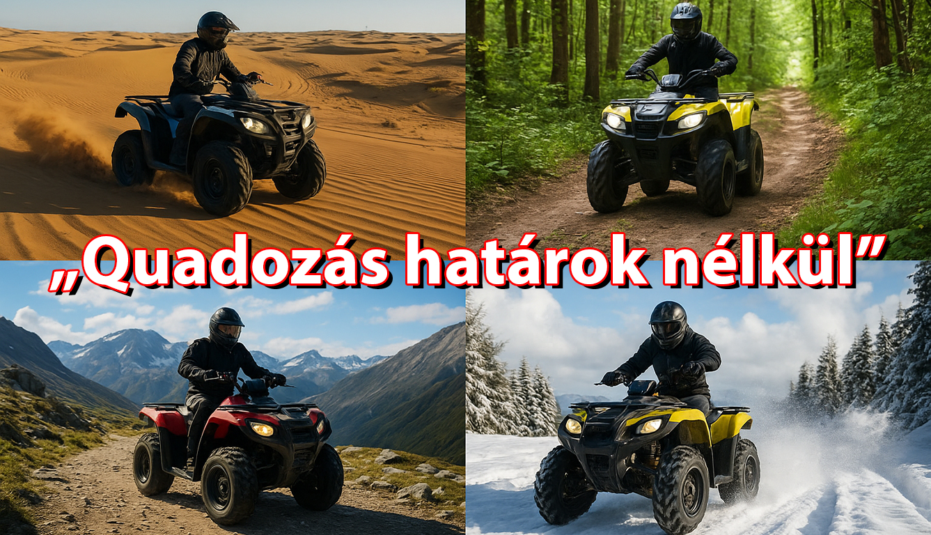 Quadozás élménye különböző terepeken