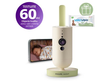 Philips AVENT Kamera detská chytrá SCD643/26+WW Soapberry 60ks