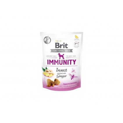 7608 brit care dog functional snack immunity insect 150g