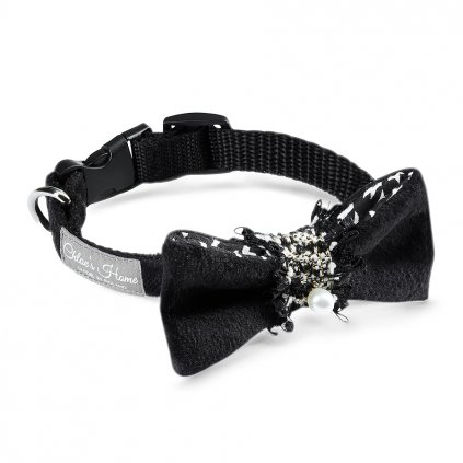 Chloe's Home bow tie PERLOVE black