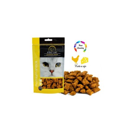 3402 fine cat plnene polstarky kureci se syrem 80g