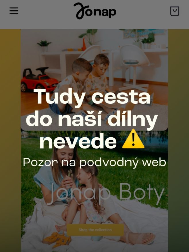 🚨 Pozor, podvodný web! Zjistili jsme, že se na internetu objevila falešná stránka jonapboty.com, která se tváří jako náš...