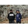 Mikina CÍTÍM RYBU V KOULÍCH navy modrá (Unisex)