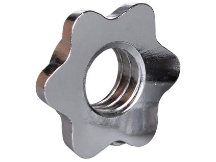 Uzávěr chromový na tyč činky 30 mm balení 1 ks