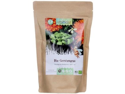 Młody Jęczmień 500 g, 1250 tabletek Produkt ekologiczny z Niemiec o masie 0,5 kg