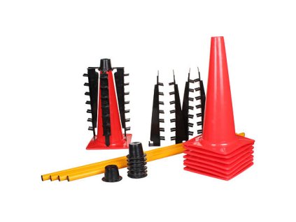 4x set for jumps SP-2 2x cone with holder + pole variant 20219