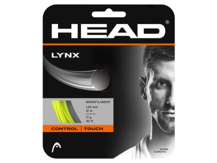 Lynx tennis string 12 m yellow diameter 1.30