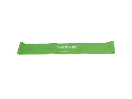 Aerobic rubber strengthening rubber 50 x 5 cm green size M