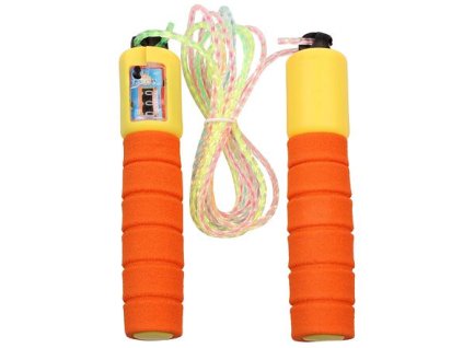JR 33 skipping rope with counter, adjustable length yellow variant 25249