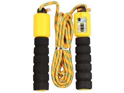 Dây nhảy JR 34 có bộ đếm, điều chỉnh độ dài màu vàng 25250