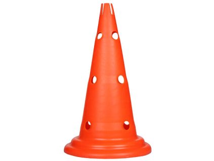 Multi cone with holes orange height/width 52 cm