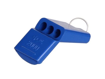 Whistle Colored 012 plastic whistle with string variant 29696
