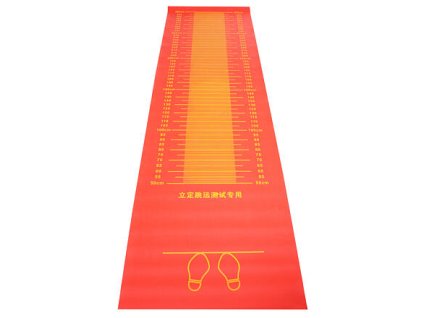 Mata pomiarowa do skoku w dal z miejsca, wariant czerwony 32237