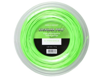 Dây tennis X-perience 200 m xanh đường kính 1,18