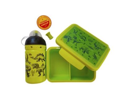 Dinosauři láhev a svačinový box varianta 33281