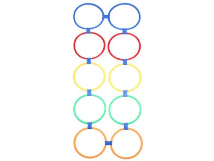 Agility Circles adjustable jumping hoops variant 34071