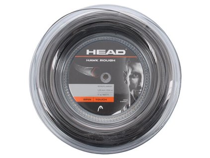 Hawk Rough tennis string 200 m anthracite diameter 1.25
