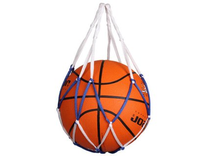 Single Ball Bag sieť na loptu modrá-biela varianta 36992