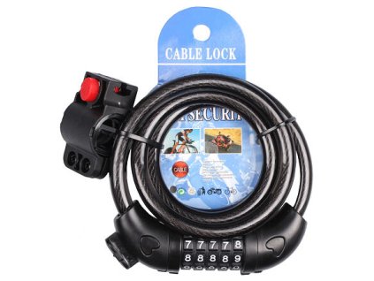 Zapięcie rowerowe Digit 1.0 w kolorze czarnym, wariant 39063