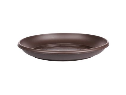 Bát hài hòa đặt dưới chậu hoa màu nâu đường kính 30 cm