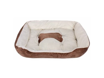 Comfy pelíšek pro psa hnědá rozměr S