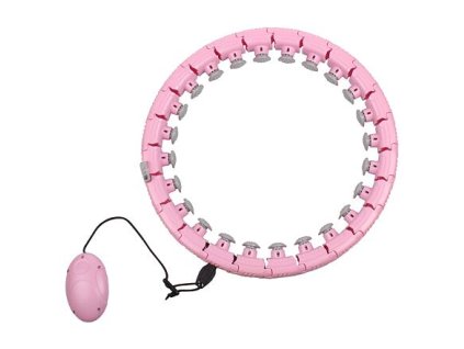 Hula Hoop Massage gymnastická obruč ružová varianta 42439