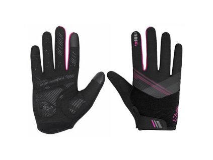 Paola+ cycling gloves black-pink clothing size L