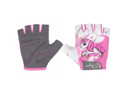 Tiny children's cycling gloves white-pink clothing size 5-6