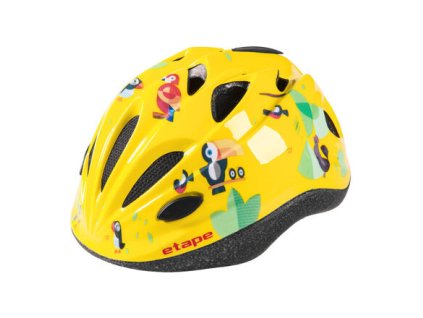 Mũ bảo hiểm đi xe đạp trẻ em Pony màu vàng size SM