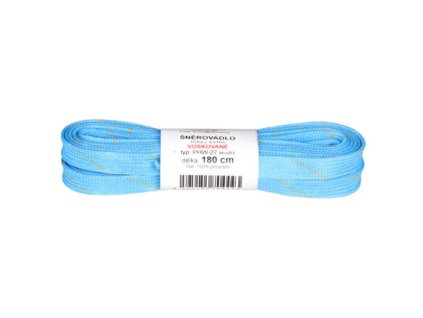 Sznurowadła PHW-10 woskowane na niebiesko st. długość 180 cm