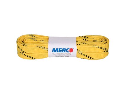 Sznurowadła do rolek PHW-12 woskowane w kolorze żółtym długość 310 cm