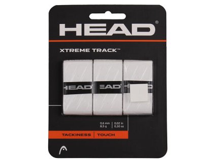 XtremeTrack overgrip wrap thickness 0.6 mm white package 3 pcs