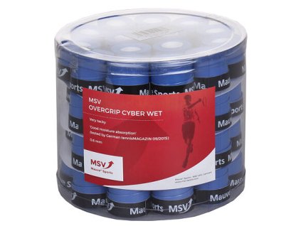 Cyber Wet overgrip wrap thickness 0.6 mm blue package 1 pc