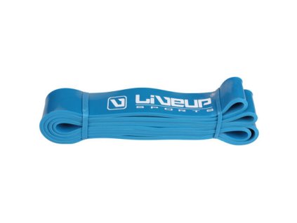 Aerobic rubber strength rubber 208 x 0.45 cm blue size S