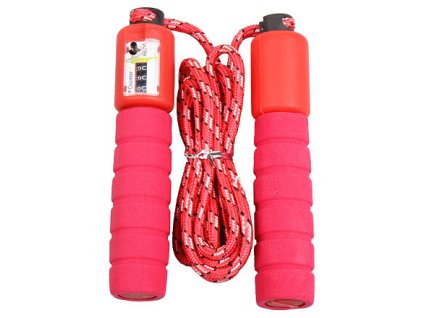JR 34 skipping rope with counter, adjustable length pink variant 25267