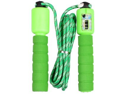 Dây nhảy JR 34 có bộ đếm, chiều dài có thể điều chỉnh màu xanh lá cây 25268