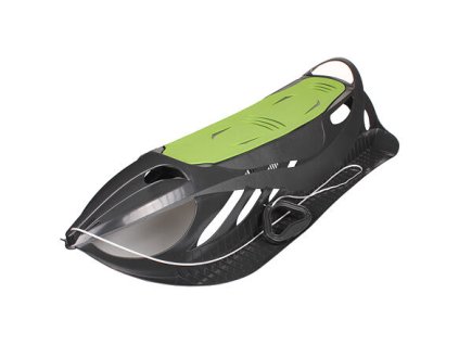 Neon Grip plastové sáňky černá-limetková varianta 27612