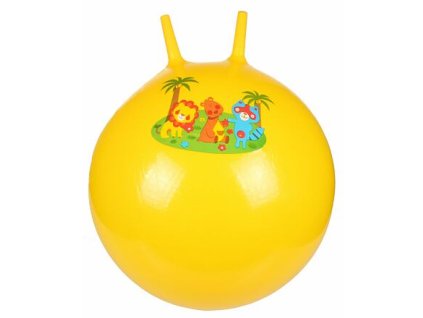 Bóng tập thể dục nảy Hom Jump màu vàng đường kính 65 cm