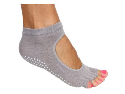 Tất tập yoga Grippy S2 phiên bản xám không ngón 35968